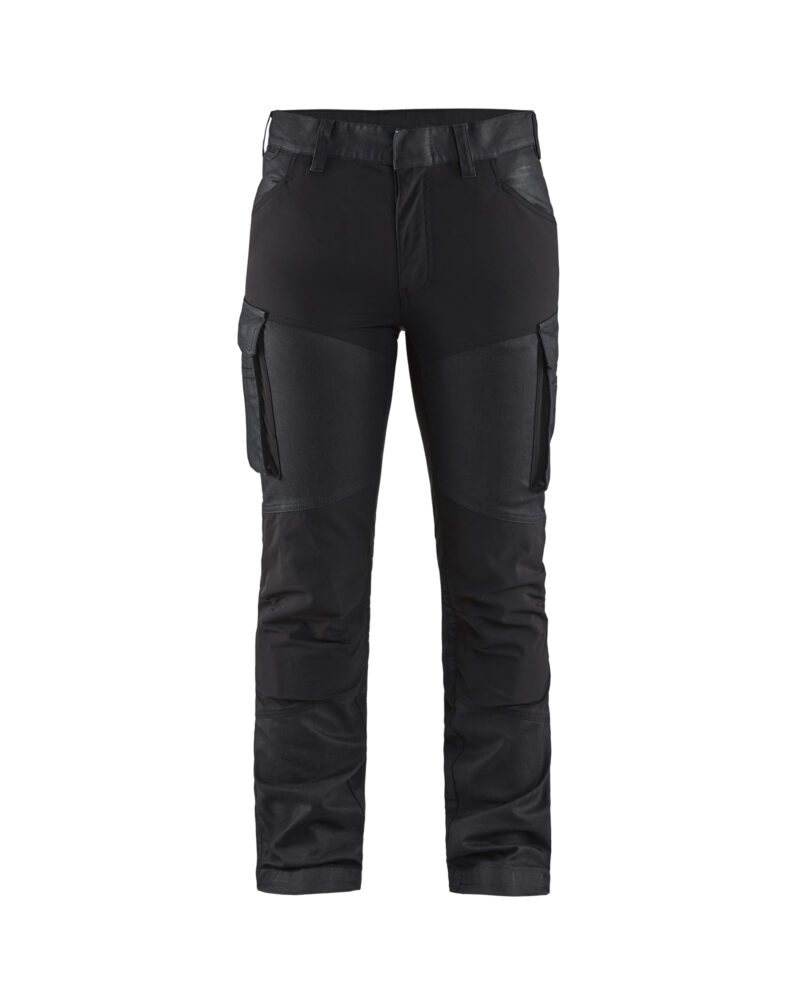 Blåkläder Dames service werkbroek denim stretch 7147 - voorkant