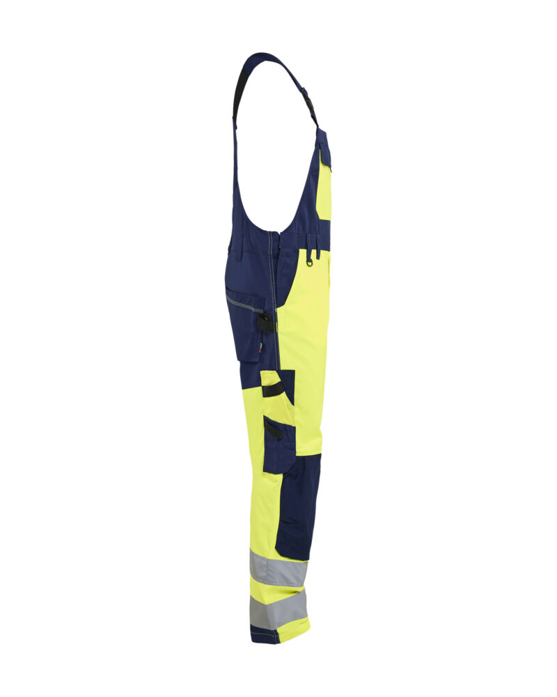 Blåkläder High Vis bretelbroek 2663 - zijkant