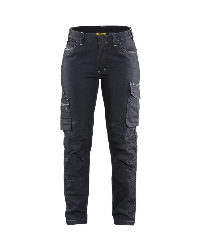 Blåkläder Dames Service werkbroek denim stretch 7140 - voorkant