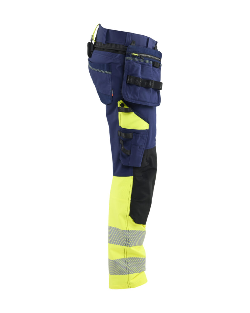 Blåkläder ToolRig™ High Vis Werkbroek 4-weg stretch 1145 - zijkant