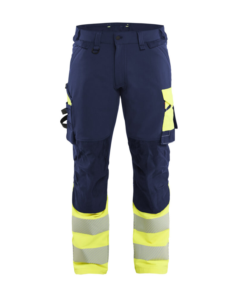 Blåkläder High Vis werkbroek 4-weg stretch 1126 - voorkant
