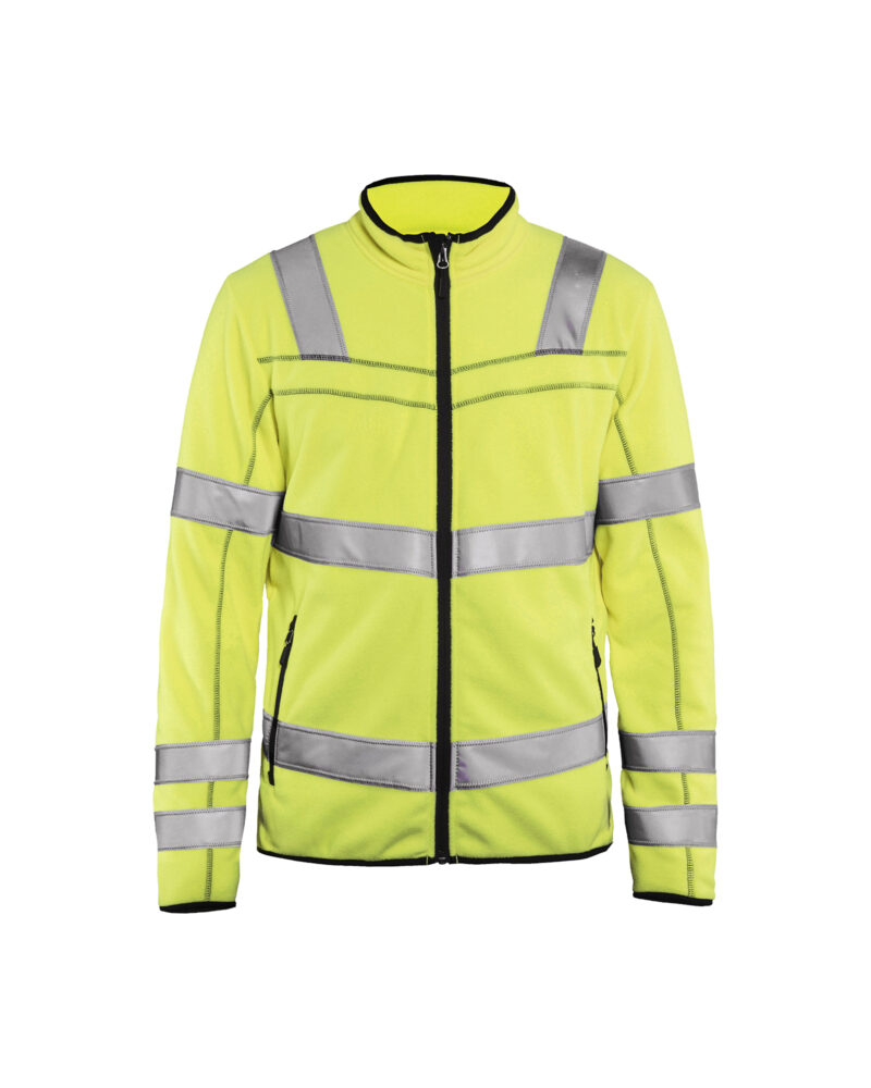 Blåkläder Microfleecevest High Vis 4941 - High Vis Geel voorkant