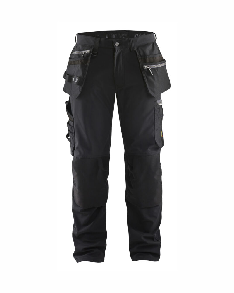Blåkläder Werkbroek softshell met gereedschapszakken 1805 - voorkant