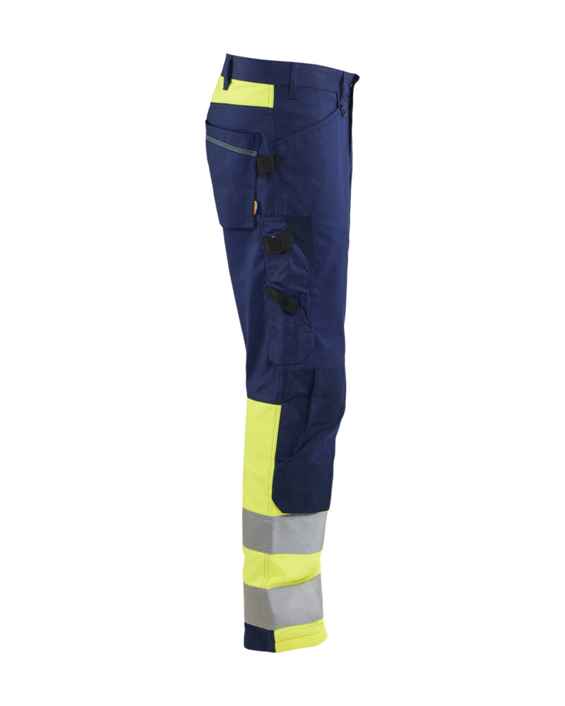 Blåkläder High Vis werkbroek 1708 - zijkant