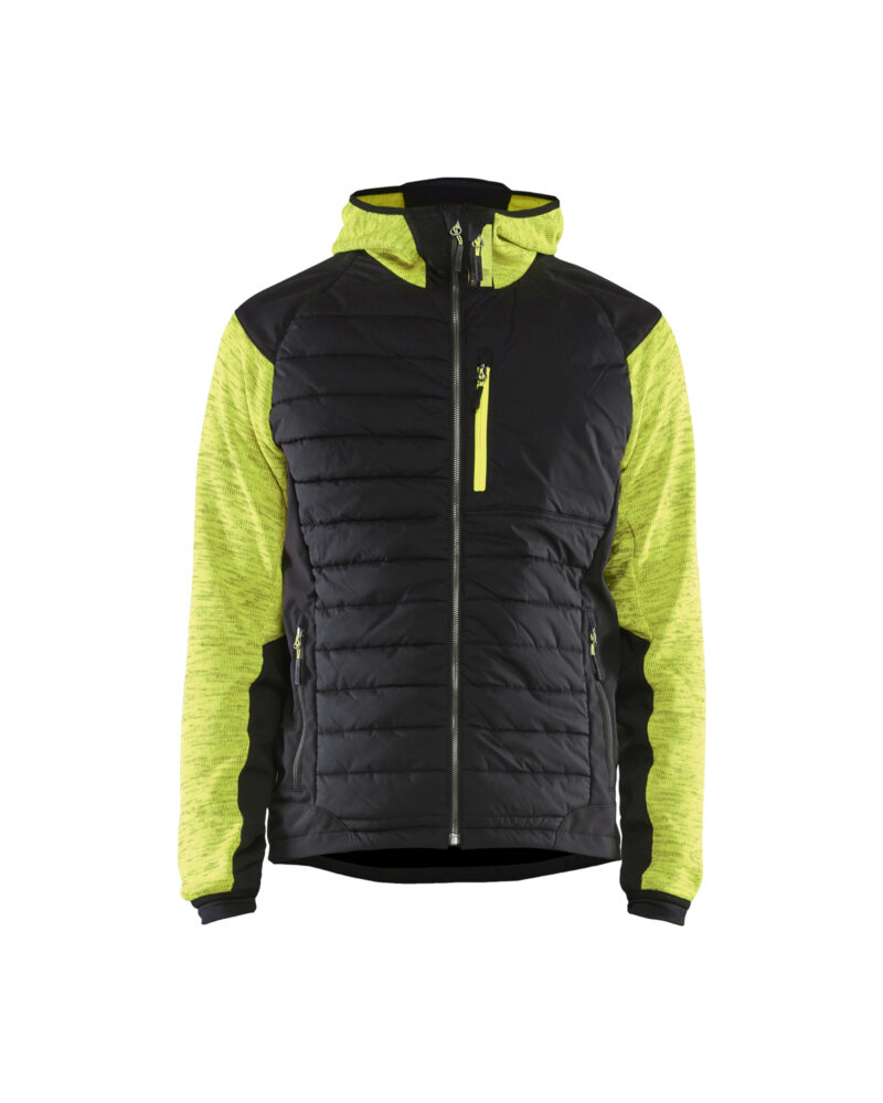 Blåkläder Hybride jack 5930 - High Vis Geel/Zwart voorkant
