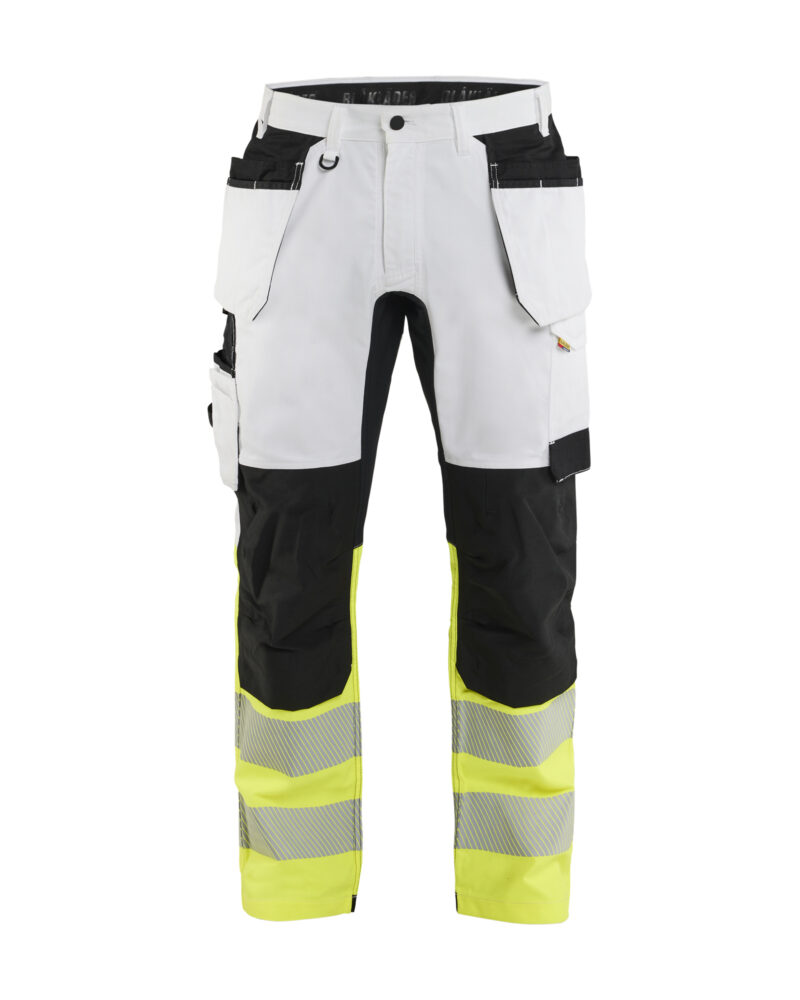 Blåkläder High Vis Schildersbroek met gereedschapszakken 1775