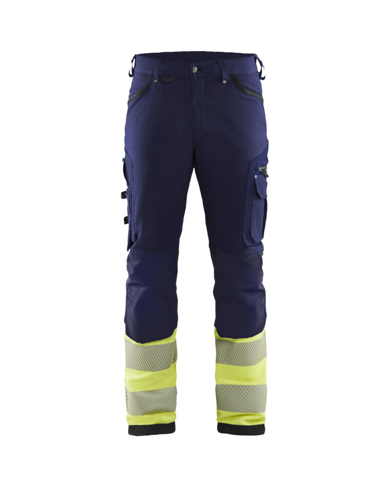 Blåkläder High Vis Werkbroek 4-weg stretch 1193 - voorkant