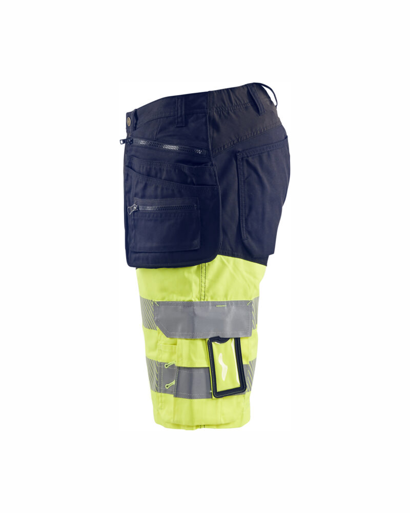 Blåkläder High Vis short met gereedschapszakken 1596 - zijkant