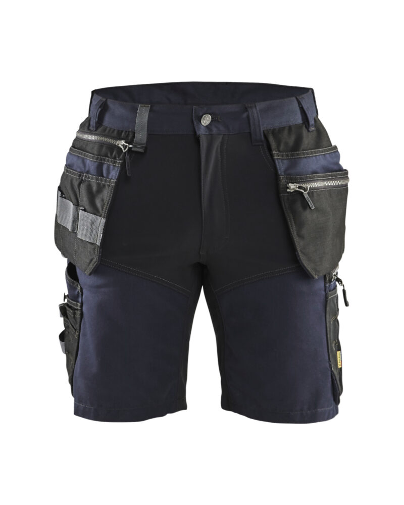 Blåkläder Short met stretch en gereedschapszakken 15981860 - voorkant