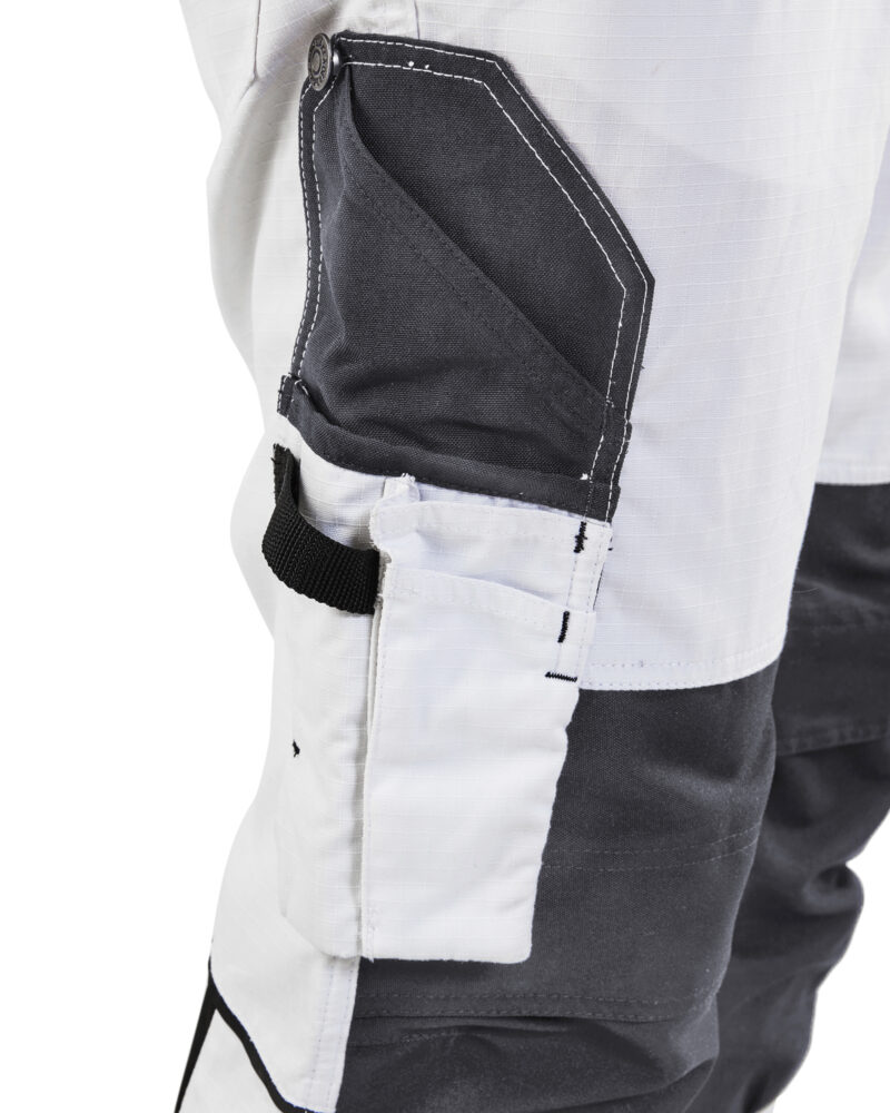 Blåkläder Schildersbroek met stretch 1095 - Wit/Donkergrijs