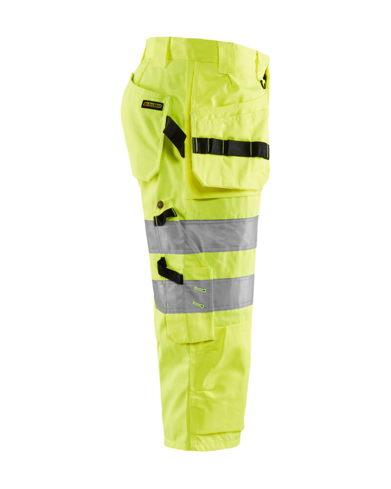 Blåkläder High Vis piraatbroek met gereedschapszakken 1539 - zijkant