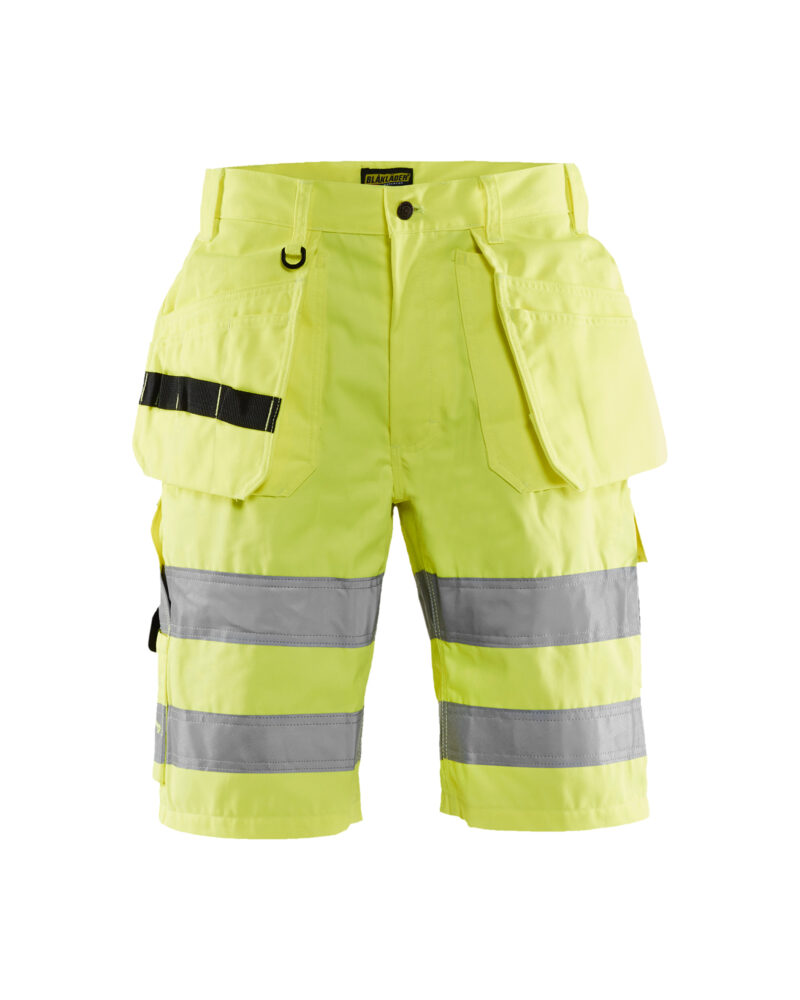 Blåkläder High Vis Short met gereedschapszakken 1535 - voorkant