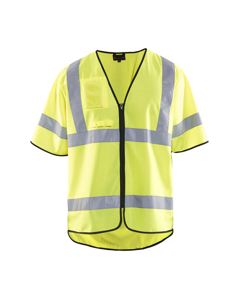 Blåkläder Signalisatievest korte mouwen 3023 - High Vis Geel voorkant