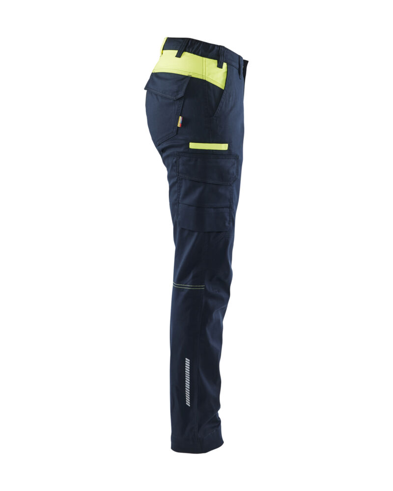 Blåkläder Dames industrie werkbroek stretch 7144 - zijkant