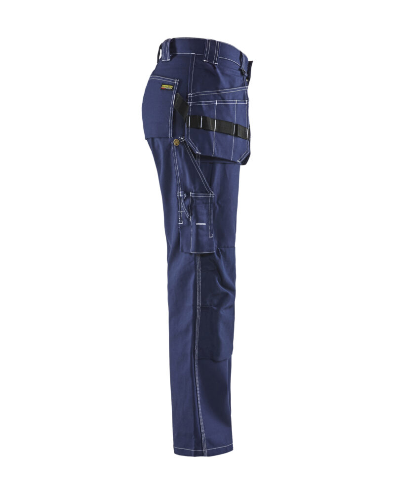 Blåkläder Dames werkbroek met gereedschapszakken katoen 1545 - zijkant