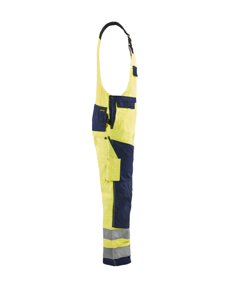 Blåkläder High Vis Bretelbroek 2660 - zijkant