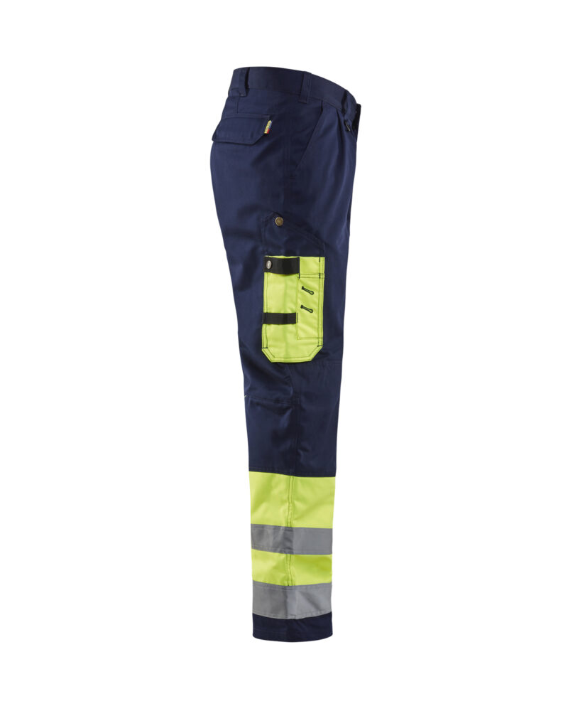 Blåkläder High Vis Werkbroek 1584 - zijkant