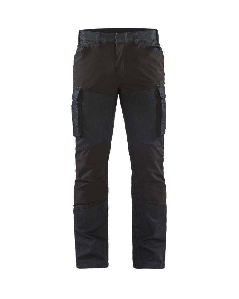 Blåkläder Service werkbroek denim stretch 1457 - voorkant