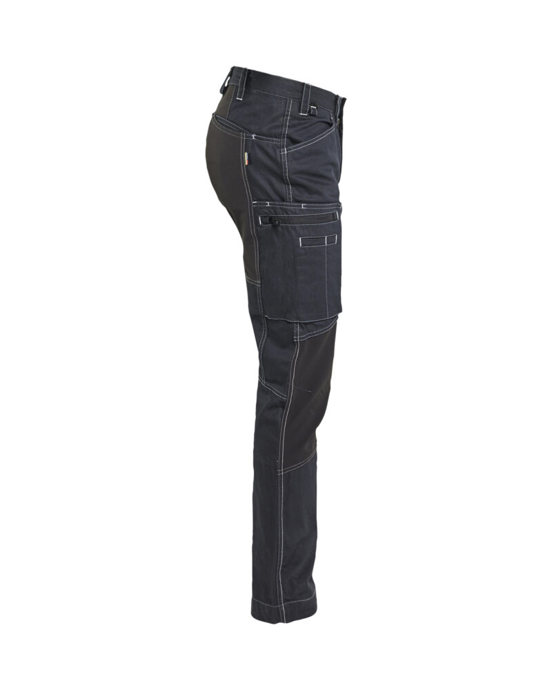 Blåkläder Service werkbroek denim stretch 1459 - zijkant