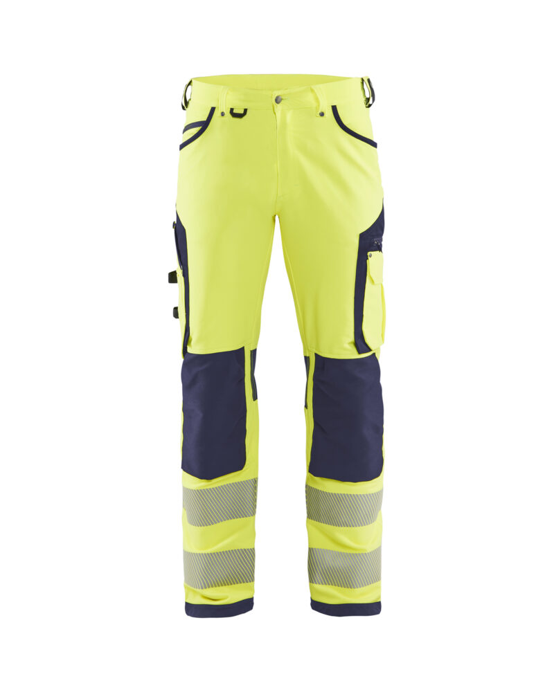 Blåkläder High Vis werkbroek 4-weg stretch 1197 - voorkant
