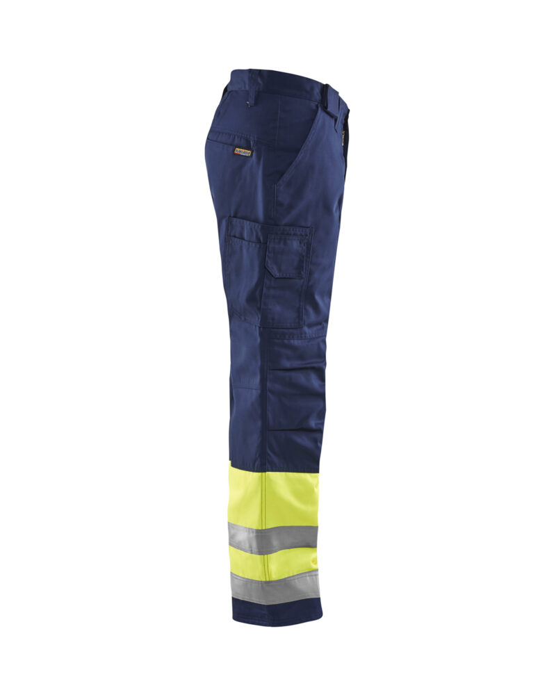 Blåkläder High Vis winterwerkbroek 1862 - zijkant