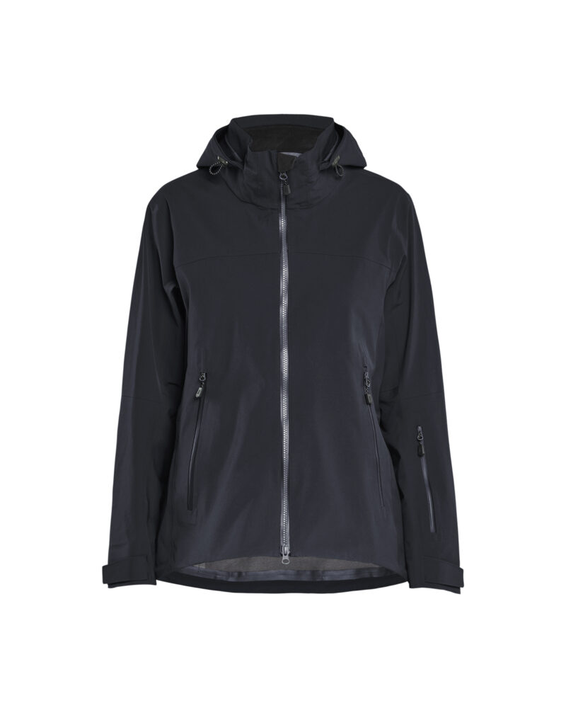 Blåkläder STRIKER Dames Shell Jack stretch 4708 - Zwart voorkant