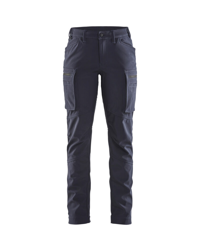 Blåkläder Dames Service werkbroek softshell 7177 - voorkant