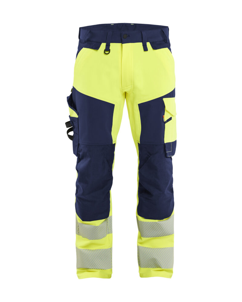 Blåkläder High Vis werkbroek 4-weg stretch 1124 - voorkant