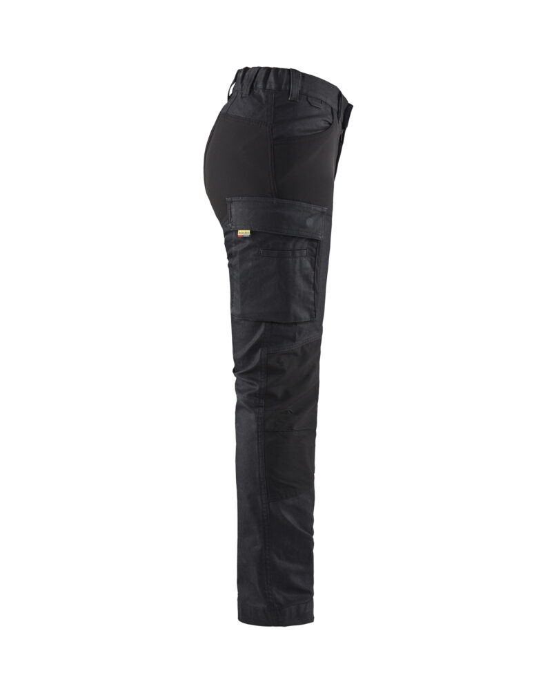 Blåkläder Dames service werkbroek denim stretch 7147 - zijkant