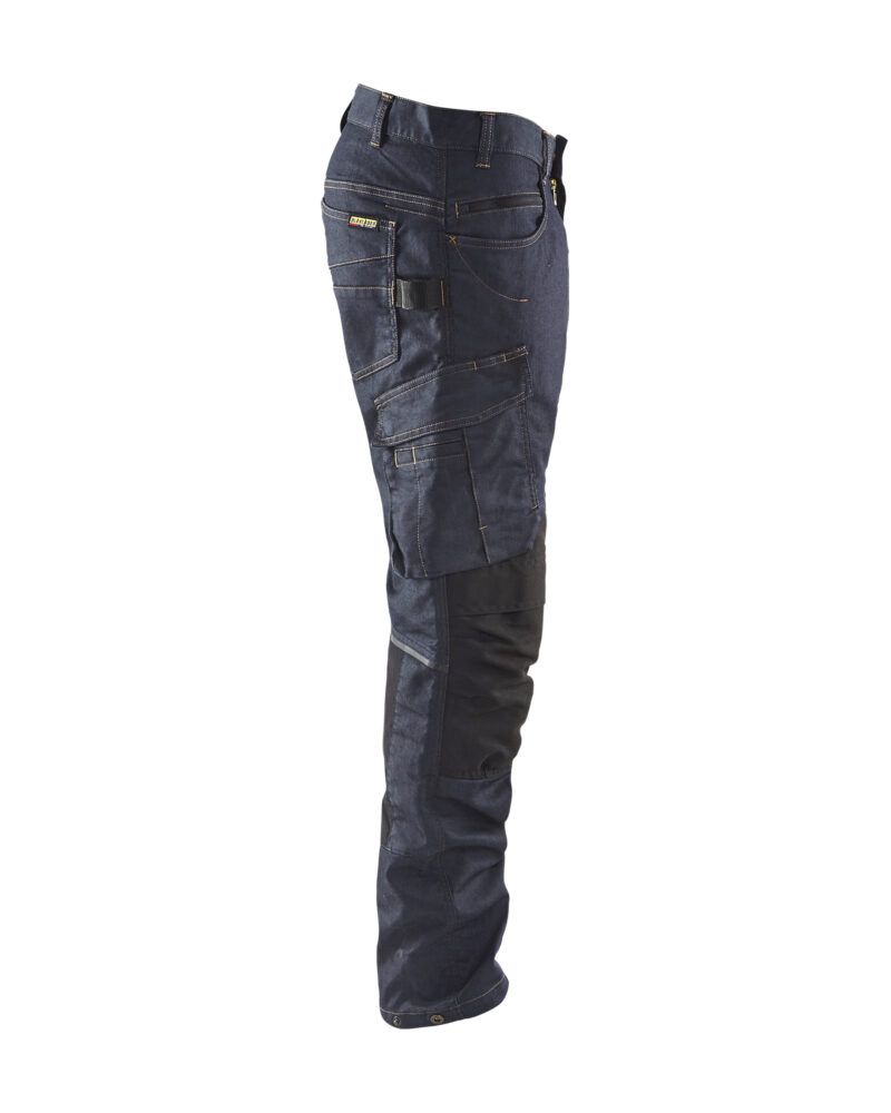 Blåkläder Service werkbroek denim 1497 - zijkant